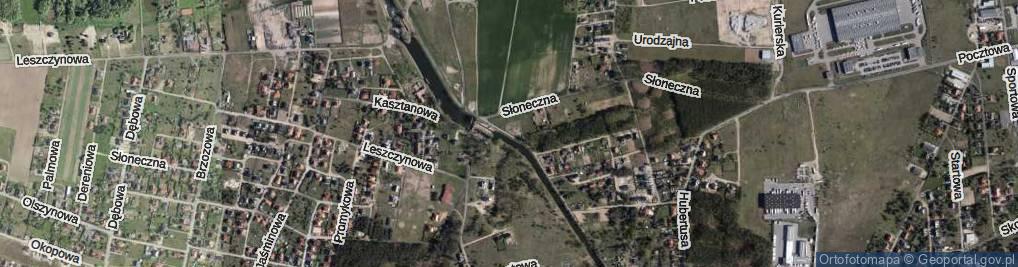 Zdjęcie satelitarne Wodna ul.